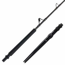Vara de carretilha Penn Carnage III 411 50-100 libras + Cabo Aftco UB4